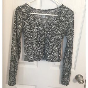 Scoop neck crop top size XS